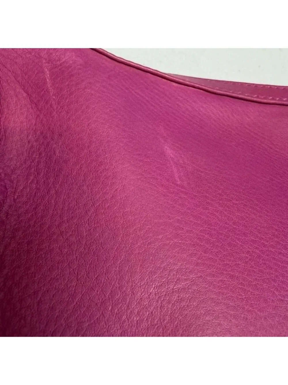 Osgoode Marley Pink Leather Crescent Shoulder Bag Purse Y2K Hobo Casual Vibrant